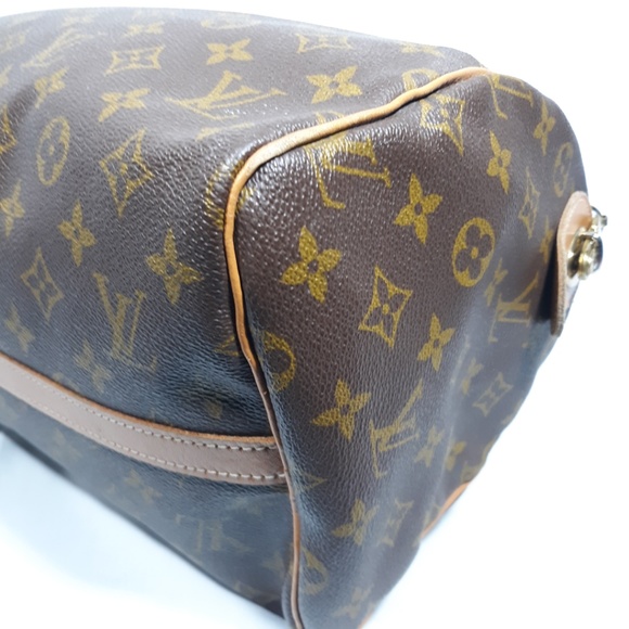 LOUIS VUITTON Monogram French Co. Speedy 35 Bag - Picture 5 of 8